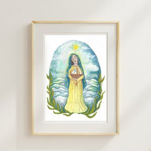 Stella Maris Our Lady Star of The Sea Print 5x7"