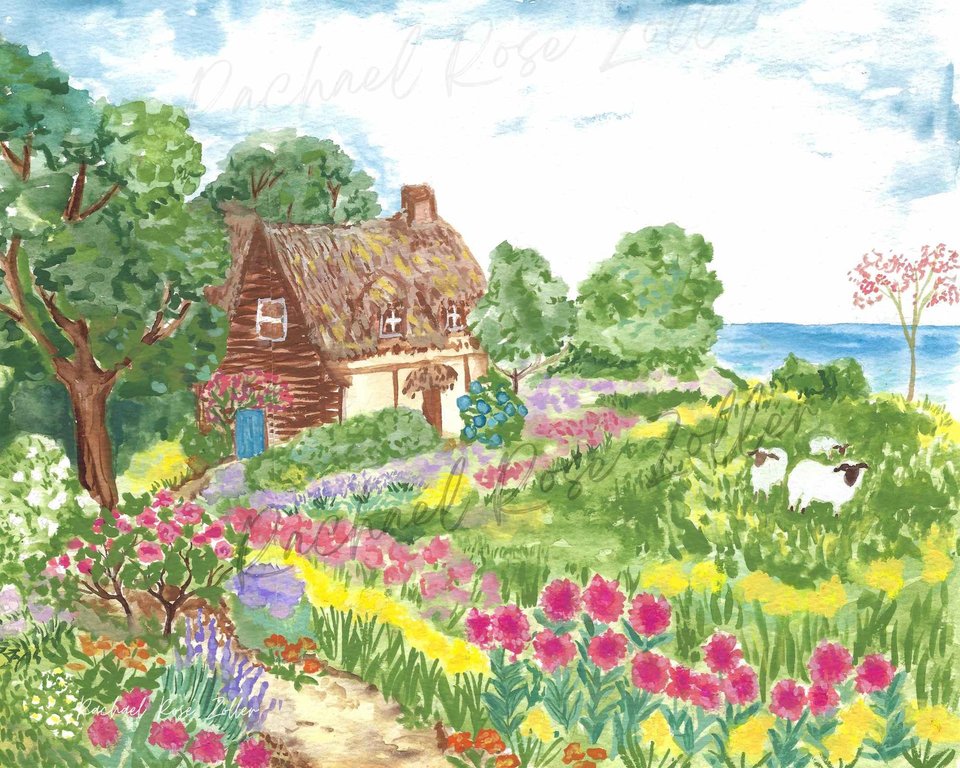 Shepherd's Cottage 8x10" Print
