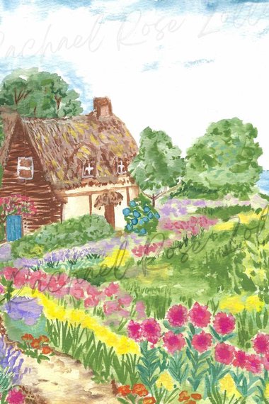 Shepherd's Cottage 8x10" Print